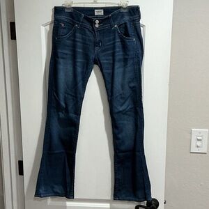 Hudson Jeans Dark Blue Flare & Wide Leg